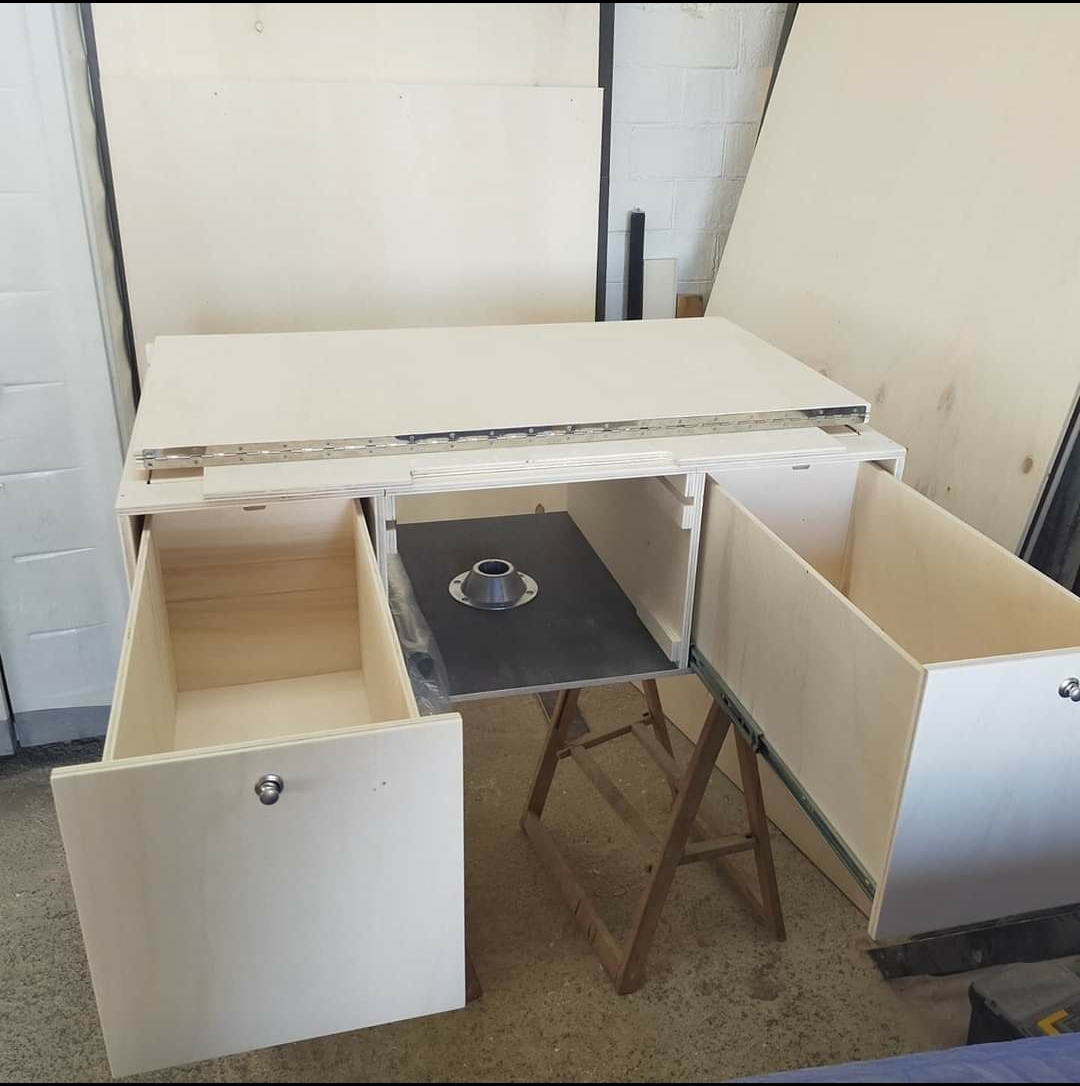 Portable micro camper conversion, example 7